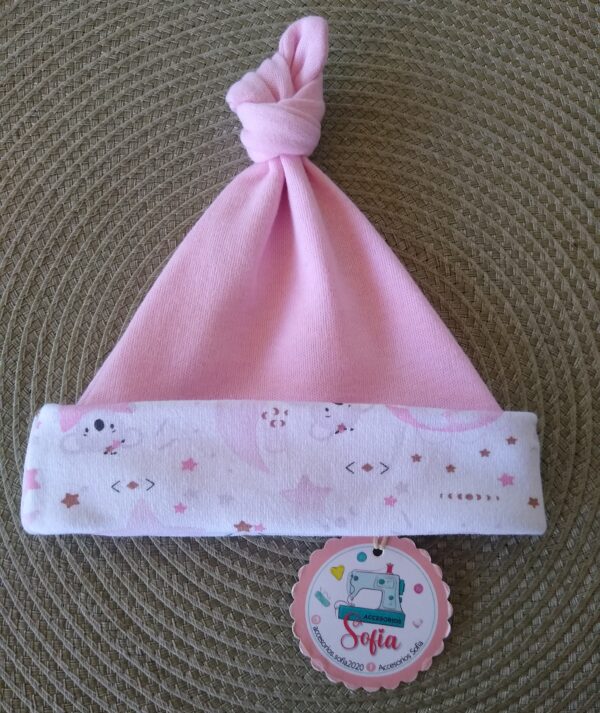Gorritos nudos de 0 a 3 meses